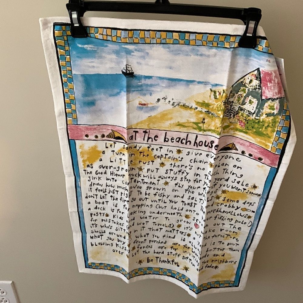 Beach house towel
